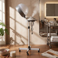 Vertical Hair Steamer Machine Height-Adjustable Vertical Hair Steamer Wheeled for Salon