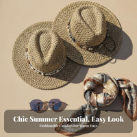 Cowboy Hat, Ecuadorian Fedora, Frontier Style, Millennial Y2K Sweet Cool, Jazz Straw Hat, Holiday Accessory, Autumn Design