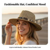 Cowboy Hat, Ecuadorian Fedora, Frontier Style, Millennial Y2K Sweet Cool, Jazz Straw Hat, Holiday Accessory, Autumn Design
