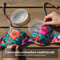 Silicone Bra Pad Insert Thick 6cm Bikini Small Bust Comfortable Random