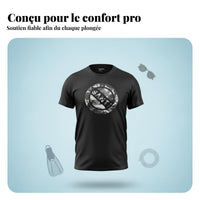 Camo Series Technical Diving T-Shirt, Short Sleeve, Men's Outdoor Wear