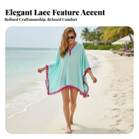 Beach Cardigan, Lace Cover Up, Sun Protection, Island Holiday, Loose Fit