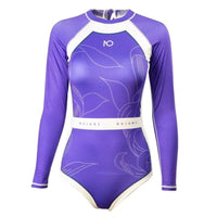 Women's Long Sleeve One-Piece Swimsuit, Slimming, For Diving & Snorkeling