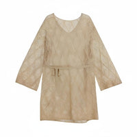 Women's Beach Shawl Long Sleeve Top, Summer Relaxed Comfortable