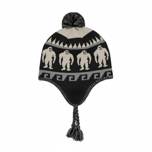 Knitted Winter Hat, Windproof Warm Ski Beanie for Men & Women, Fashion Braided Design, Random Color