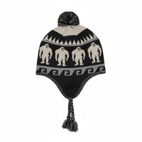 Knitted Winter Hat, Windproof Warm Ski Beanie for Men & Women, Fashion Braided Design, Random Color