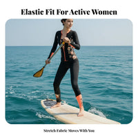 Women's Stretch Sportswear, Stretchy, Running, Surfing, Swimming, Snorkeling