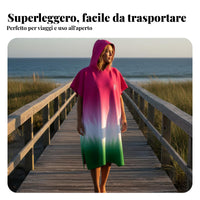 Tie-Strap Quick-Dry Cape Poncho, Warm, Portable, Holiday