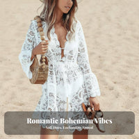 Hollow Lace Cover Up, Swimsuit Cardigan, Beach Shawl for Women