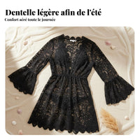 Hollow Lace Cover Up, Swimsuit Cardigan, Beach Shawl for Women