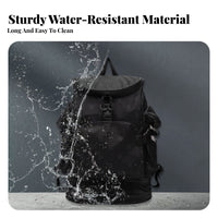Travel Backpack, Winter Black Large Capacity Multi-Functional Women's Bag, Stylish Shoulder Bag