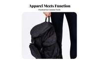 Travel Backpack, Winter Black Large Capacity Multi-Functional Women's Bag, Stylish Shoulder Bag