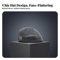 Cloche Hat for Women, Stylish Structured Cap, Breathable, Autumn Painter Style
