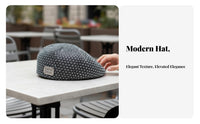 Cloche Hat for Women, Stylish Structured Cap, Breathable, Autumn Painter Style