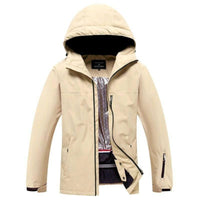 Winter Ski Apparel for Men and Women, Snowboarding Suit Set, Hooded Jacket, Ski Bibs