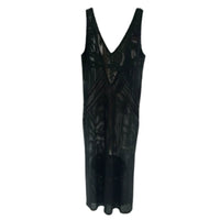 Women's Beach Dress, Black Knit, Greek Inspired, Summer, Sleeveless, Relaxed