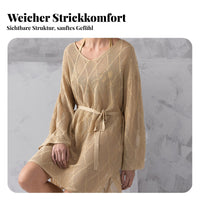 Beach Long Sleeve Top for Women, Relaxed Knitwear, Summer, Lightweight