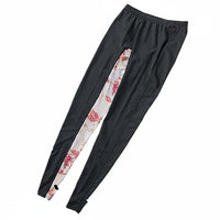 Women's Beach Pants, UPF50 Sun Protection, Water Resistant, Snorkeling, Diving, Botanical/Tie-Dye Print