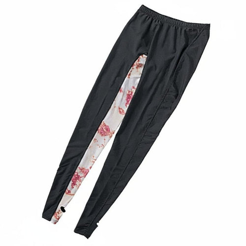 Women's Beach Pants, UPF50 Sun Protection, Water Resistant, Snorkeling, Diving, Botanical/Tie-Dye Print
