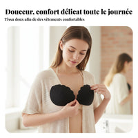 Thickened Bra Pad, Invisible Push-Up, Waterproof, Flower Shape, Swimwear