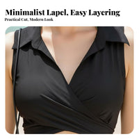 Beach Cover Up, Stylish Collared Bikini Shirt, Sexy Jacket