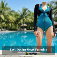 Sun Protection Long Sleeve Cover Up, Quick Dry, Women's Stylish Top
