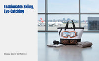 Large Capacity Crossbody Bag, Multifunctional Sports Gym Duffel, Ski Gear, Hand-Carry Travel Luggage