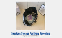 Large Capacity Crossbody Bag, Multifunctional Sports Gym Duffel, Ski Gear, Hand-Carry Travel Luggage