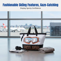 Large Capacity Crossbody Bag, Multifunctional Sports Gym Duffel, Ski Gear, Hand-Carry Travel Luggage
