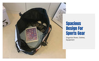 Stylish Travel Duffel, Large Capacity, Expandable Shoulder Bag, Gym, Ski Gear, Relaxed Design