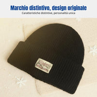 Patriotic Knit Beanie, Double Ply, Women, Warm, Ski, Winter