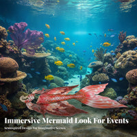 Mermaid Tail Swimsuit, Fish Skin, Underwater Performance Costume