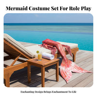 Mermaid Tail Swimsuit, Fish Skin, Underwater Performance Costume