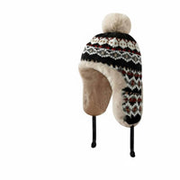 Faux Plush Ushanka, Warm Earflap Hat, Outdoor Winter Cycling Cap