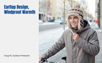 Faux Plush Ushanka, Warm Earflap Hat, Outdoor Winter Cycling Cap