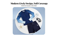 Long Sleeve Diving Suit Women's Two-Piece Swimsuit Sun Protection Quick Dry Warm Rash Guard