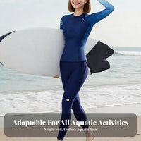 Long Sleeve Diving Suit Women's Two-Piece Swimsuit Sun Protection Quick Dry Warm Rash Guard