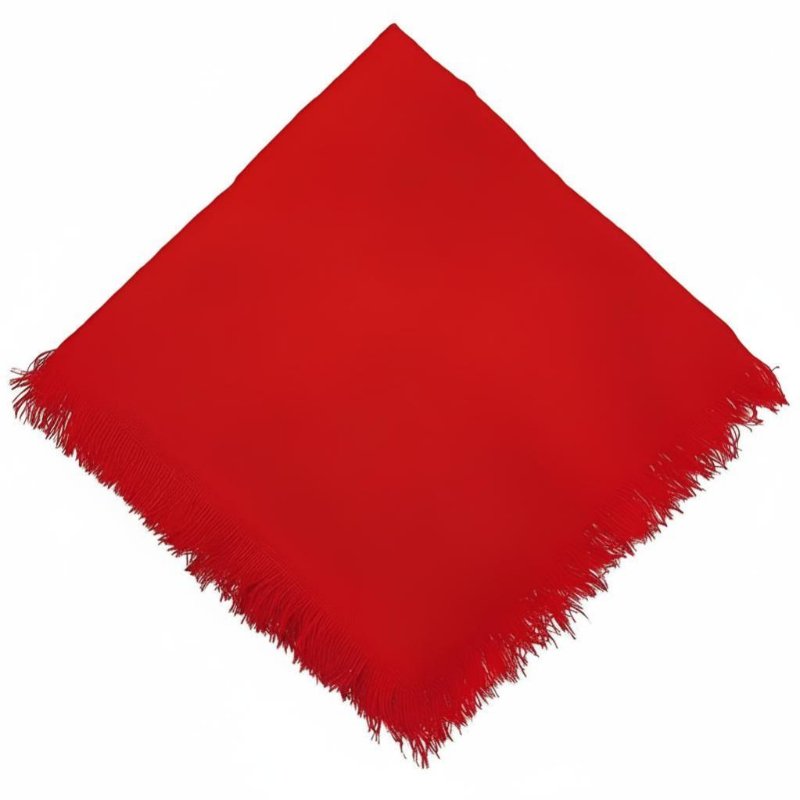 Women's Embroidered Headscarf, Square Scarf, Warm, Windproof, Ethnic Style