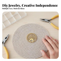 Geometric Arc Pendant, Stainless Steel Jewelry Component Women DIY Craft