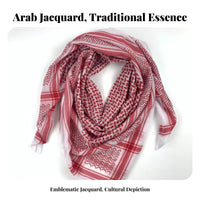Arab Headscarf, Jacquard, Traditional Middle Eastern, Dubai Saudi Oman