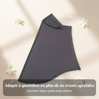 Milk Silk Headscarf, Solid Color, All Seasons, Outdoor, Prayer, Multi-Function