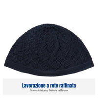 Arab Style Kufi Cap, Thin Knitted Muslim Prayer Hat for Men