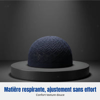 Arab Style Kufi Cap, Thin Knitted Muslim Prayer Hat for Men