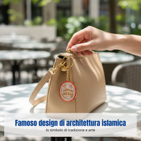 Crystal Keychain, Mosque Design, Event Gift, Bag Decoration