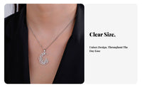 Stylish Arc Locket Necklace, Stainless Steel, Celtic Knot, Unisex, Minimalist