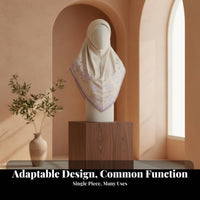 Stylish Turban, Soft Brim Headscarf, Crystal Accent, Prayer, Middle Eastern Design
