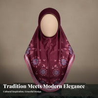 Stylish Turban, Soft Brim Headscarf, Crystal Accent, Prayer, Middle Eastern Design