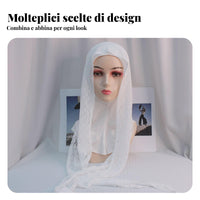 Knitted Headscarf Turban, Pull-On, Middle Eastern Style, Hair Wrap