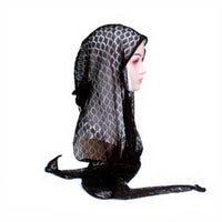 Knitted Headscarf Turban, Pull-On, Middle Eastern Style, Hair Wrap