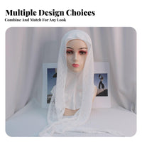 Knitted Headscarf Turban, Pull-On, Middle Eastern Style, Hair Wrap